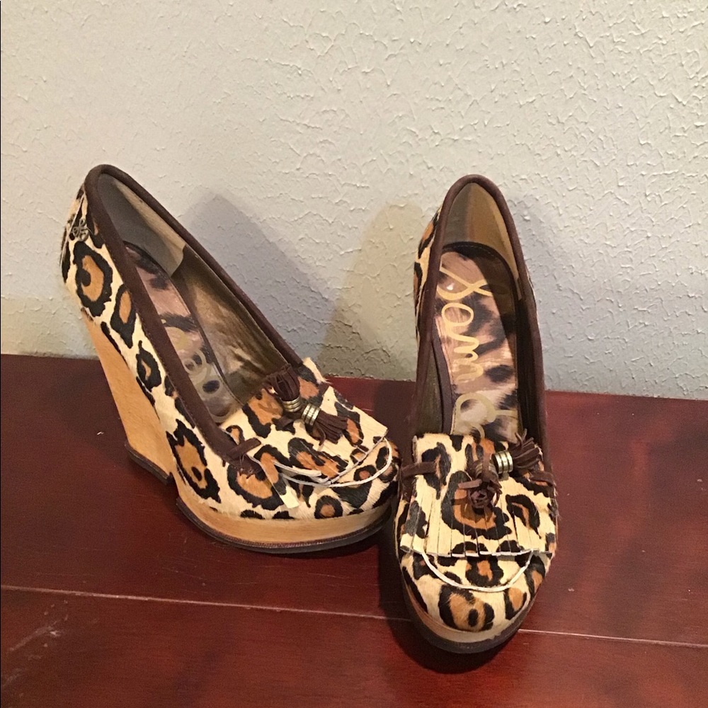 Leopard Wedge by Sam Edelman